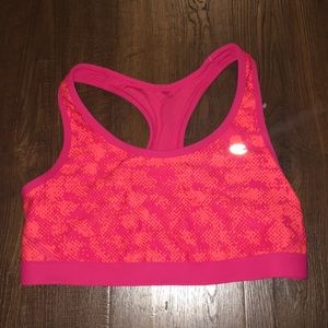Champion pink & orange sports bra. Size M